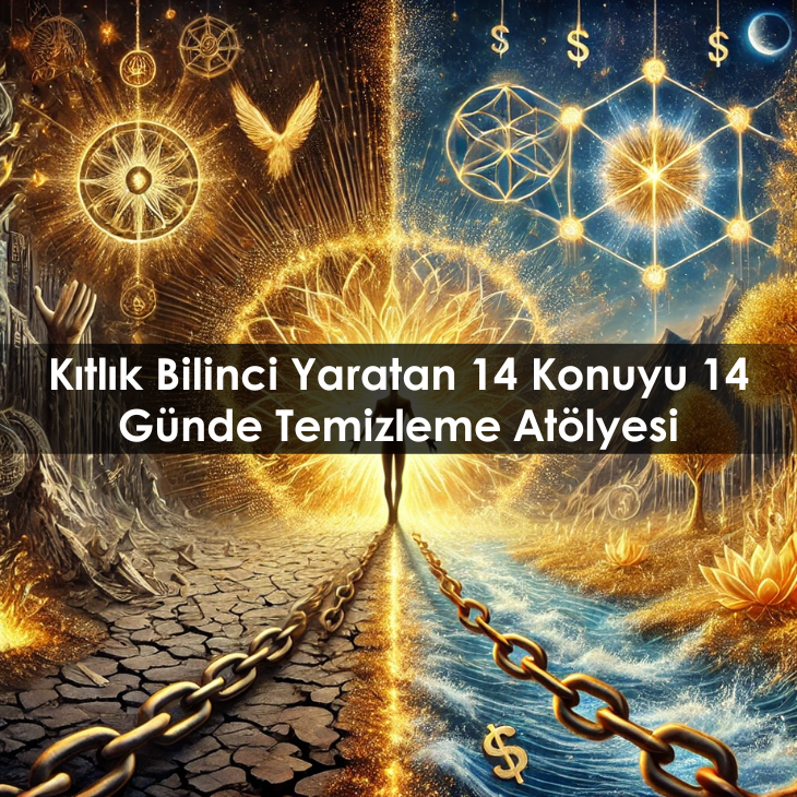 【ATÖLYE】KITLIK BİLİNCİ YARATAN 14 KONUYU 14 GÜNDE TEMİZLEME ATÖLYESİ